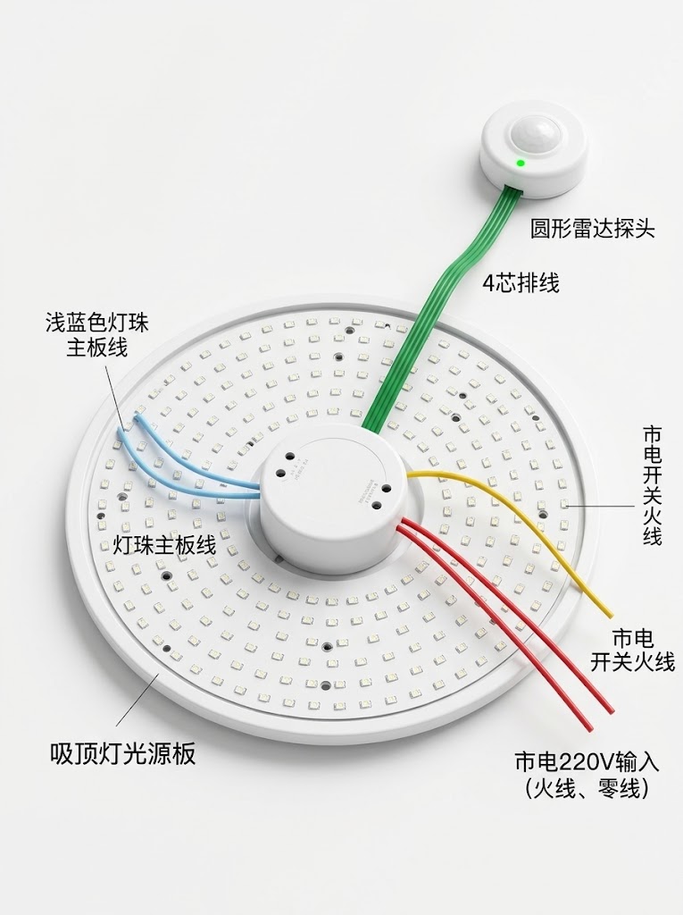Round integrated configuration illustration